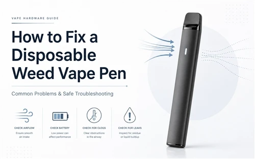 Tek kullanımlık ot vape kalemini nasıl düzeltebilirim? Yaygın sorunlar ve düz...