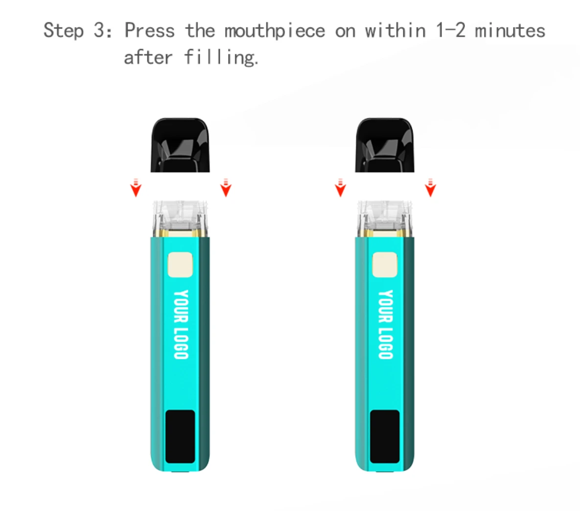 Step 3: Reattach Mouthpiece Step 3: Reattach Mouthpiece